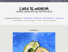 Tablet Screenshot of lindablondheim.com